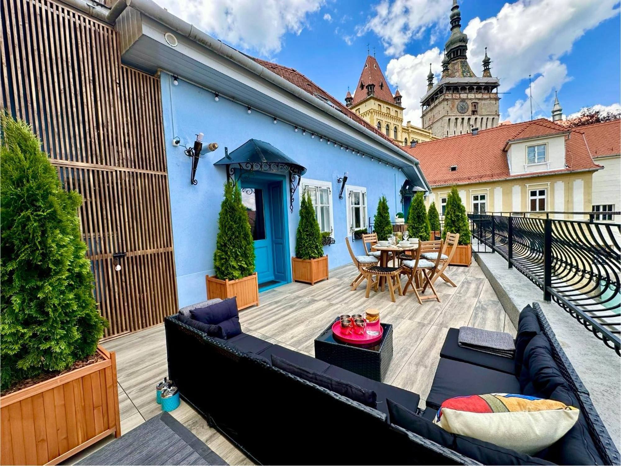 Casa Albastra By Casa Otto Apartment Sighisoara Exterior photo