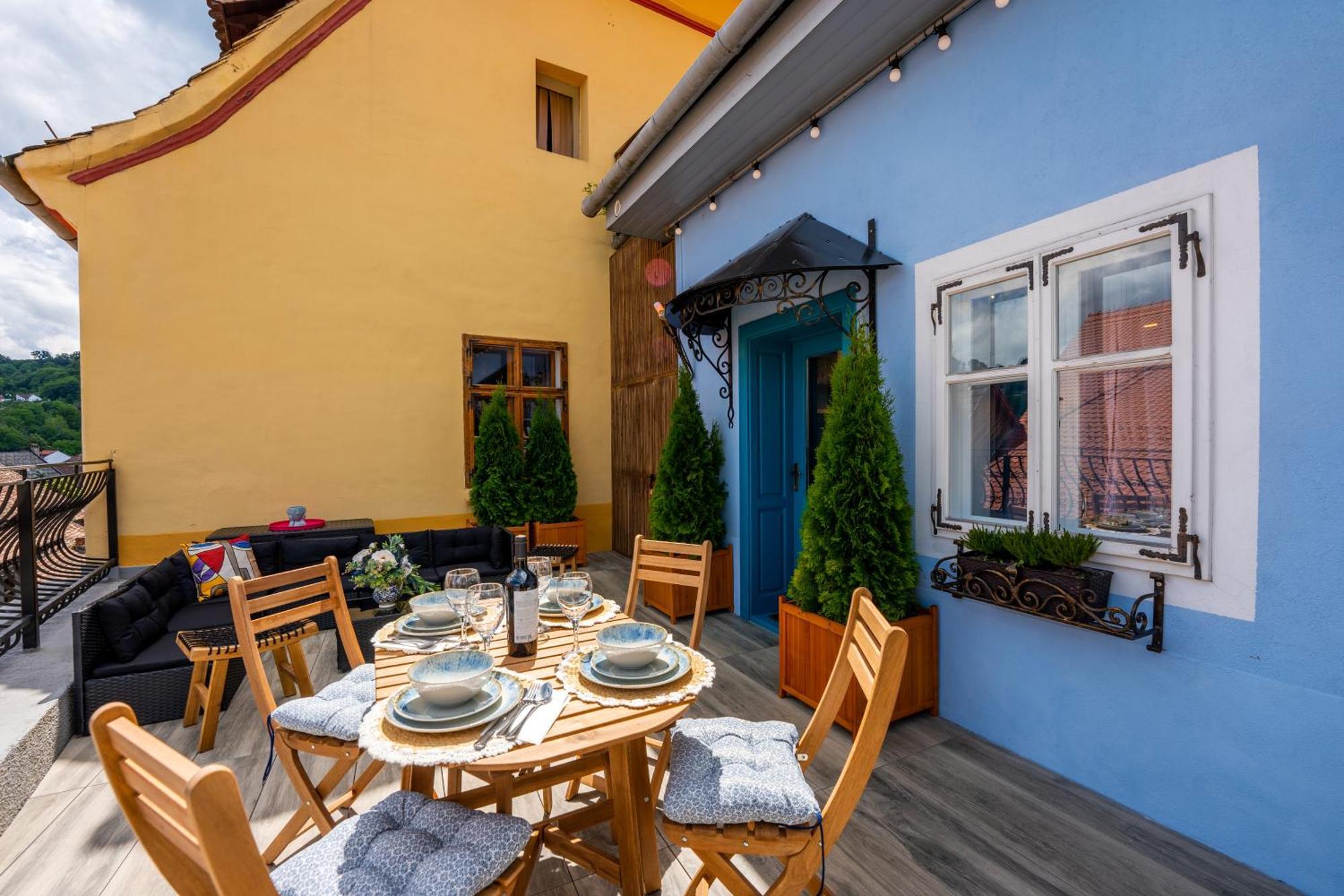 Casa Albastra By Casa Otto Apartment Sighisoara Exterior photo