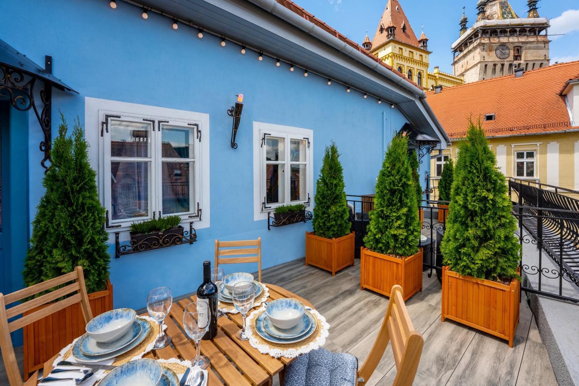 Casa Albastra By Casa Otto Apartment Sighisoara Exterior photo
